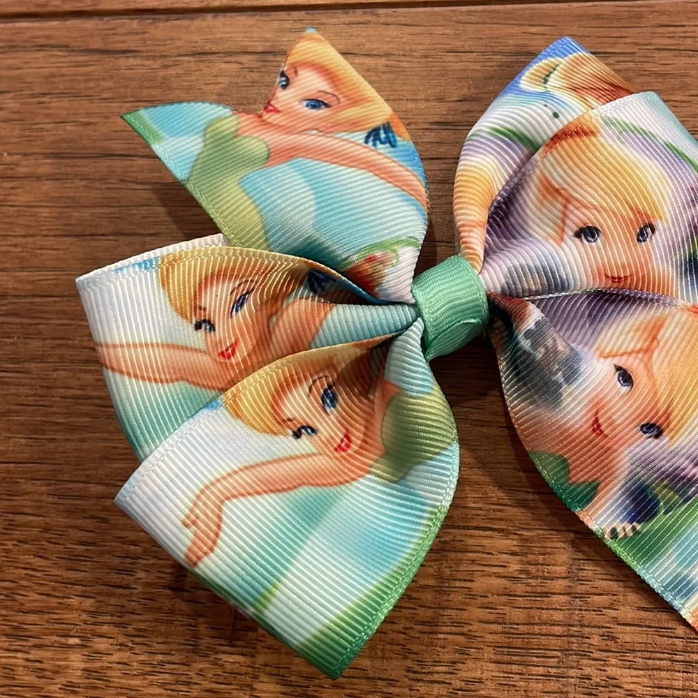 Tinker Bell Bow Alligator Clip
